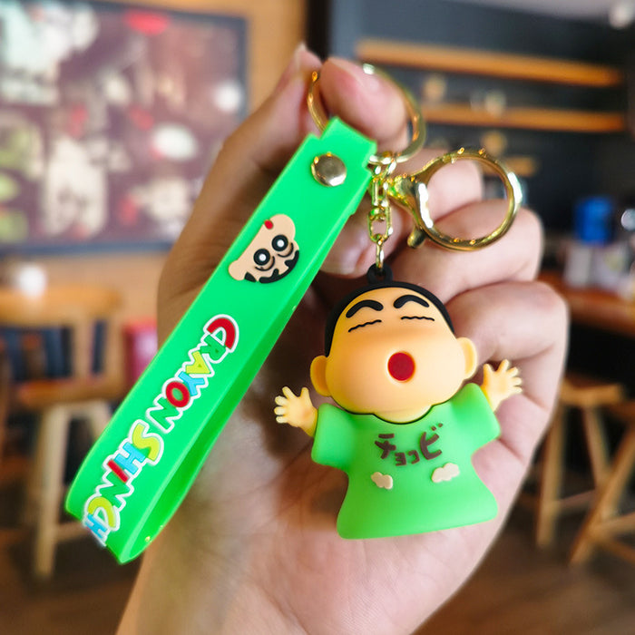 Wholesale Cartoon Silicone Doll Keychain JDC-KC-Tingm280