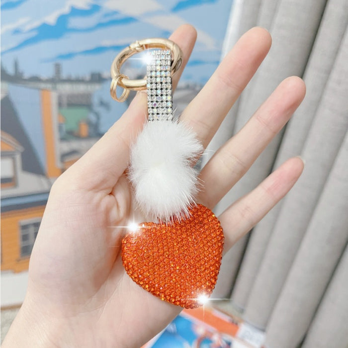 Wholesale Diamond Keychain Cute Cartoon Pendant JDC-KC-NaiLi001