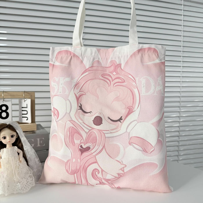 Wholesale Large capacity canvas shoulder bag for girls