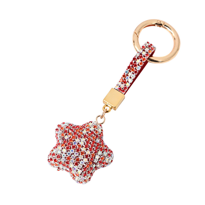 Wholesale Creative Diamond Star Keychains JDC-KC-JFan013