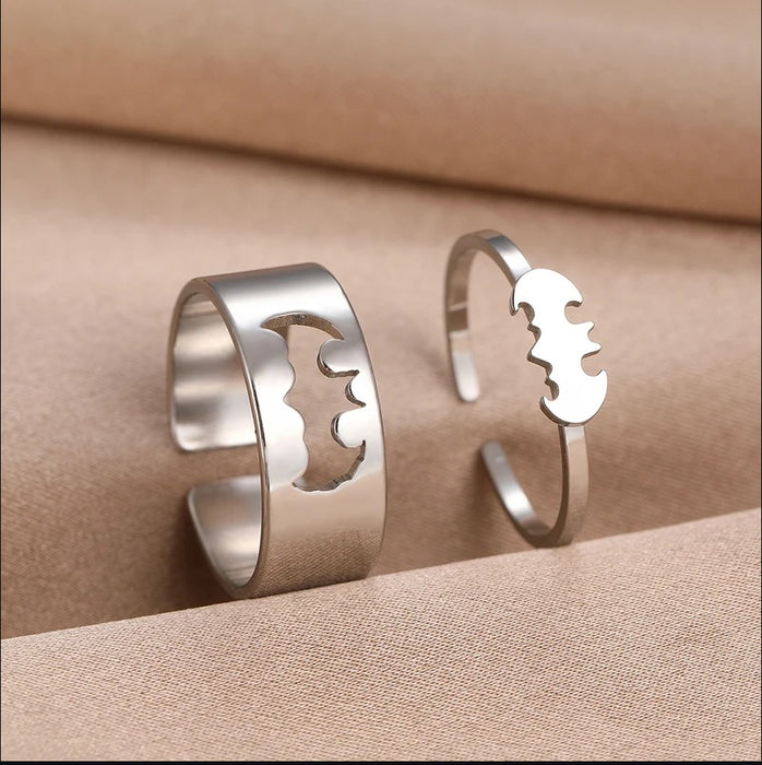 Wholesale  stainless steel bat couple ring adjustable