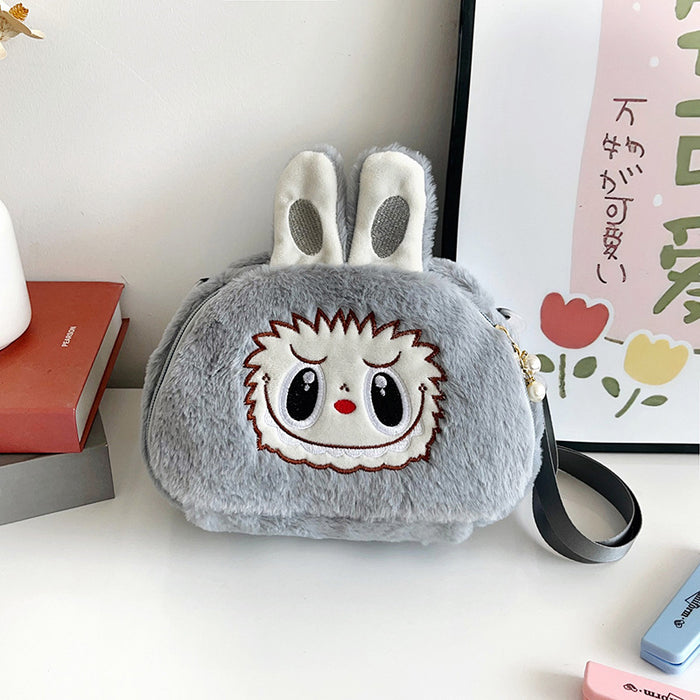 Wholesale Cartoon Doll Plush Bag Cute Plush Toy Backpack Crossbody Casual Versatile Birthday Gift