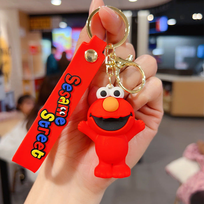 Wholesale Cute Cartoon Crane Machine Doll Keychain JDC-KC-OShi039