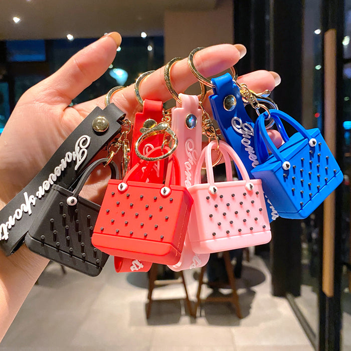 Wholesale Soft Rubber Bag Keychain JDC-KC-Gongz058