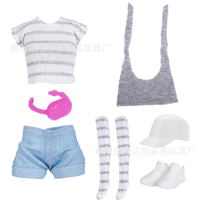 Wholesale 11 Inch 30cm Doll Running Dress Fashion Pants Socks