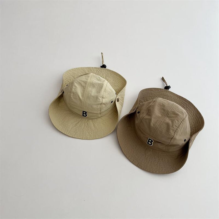 Wholesale Letter Large Eaves Children's Fisherman Hat Sunshade
