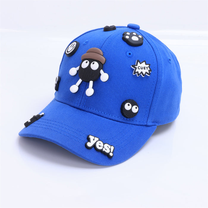 Wholesale Cute Baby Baseball Cap Coal Ball Design Fashion Hip Hop Hat For Kids Boys Girls