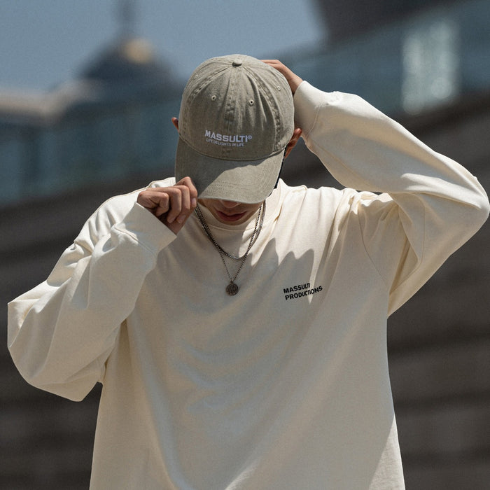 Wholesale Vintage washed vintage embroidered duckbill cap