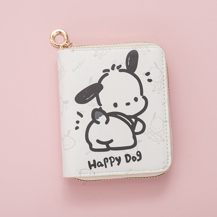 Wholesale Short Zipper Cute Printed Cartoon Wallet for Students