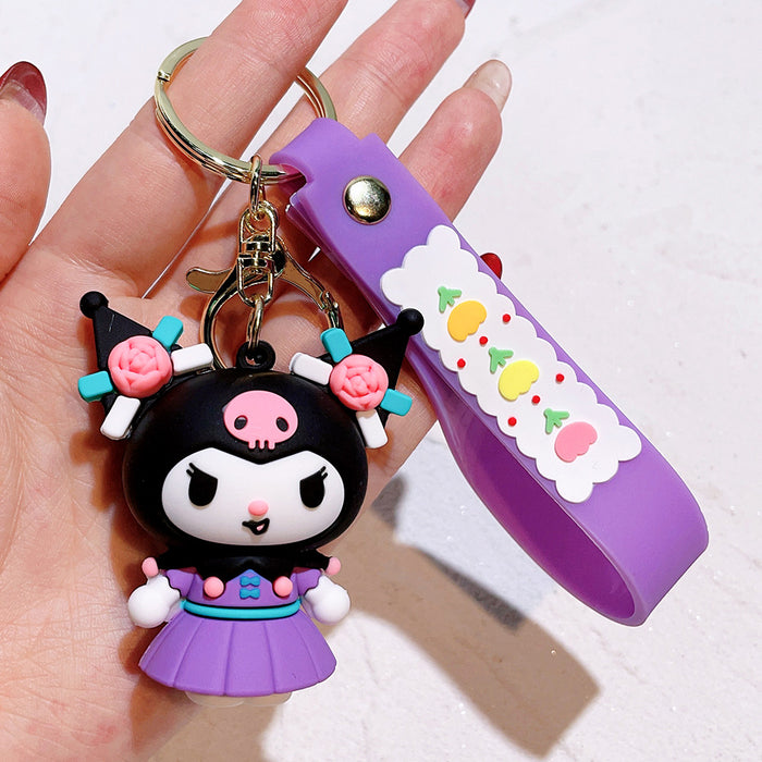 Wholesale Halloween Cartoon Silicone Doll Keychain JDC-KC-QiChao055