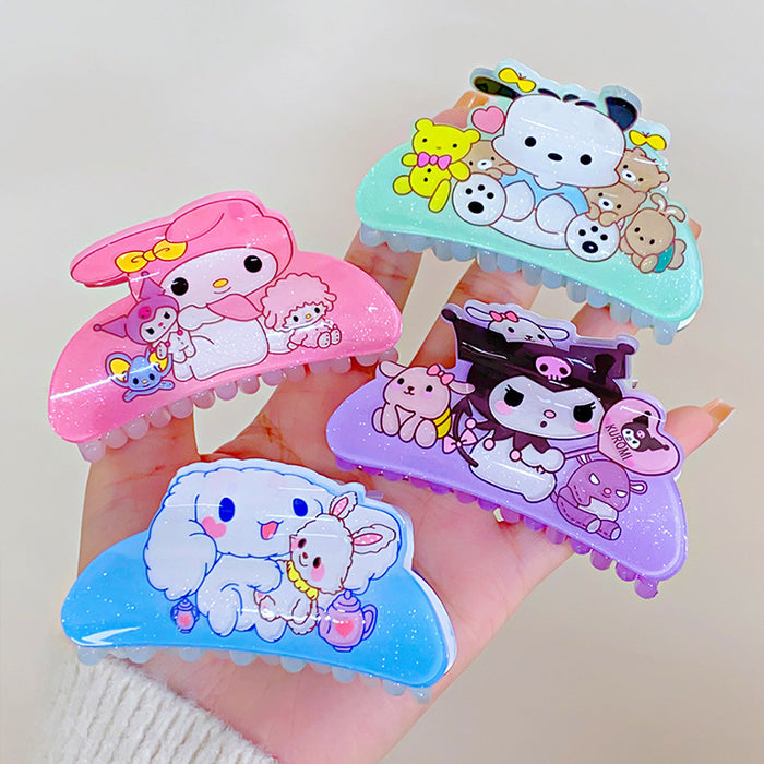 Wholesale Cartoon Resin Hairpin JDC-HC-HengX015