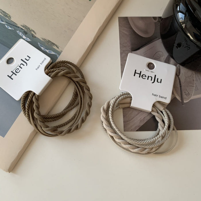 Wholesale Small rubber band, high-end feel, versatile, high elasticity headband, high ponytail tied tightly with headband