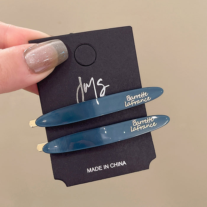 Wholesale High end hair clip with side bangs, broken hair, straight clip headband, temperament hair clip