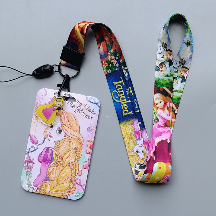 Wholesale Lanyard Keychain cartoon card holder/ ID holder