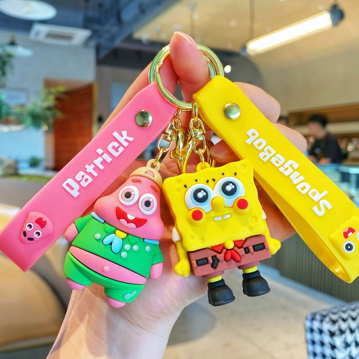 Wholesale  Cartoon  keychain cute Doll pendant car bag key chain