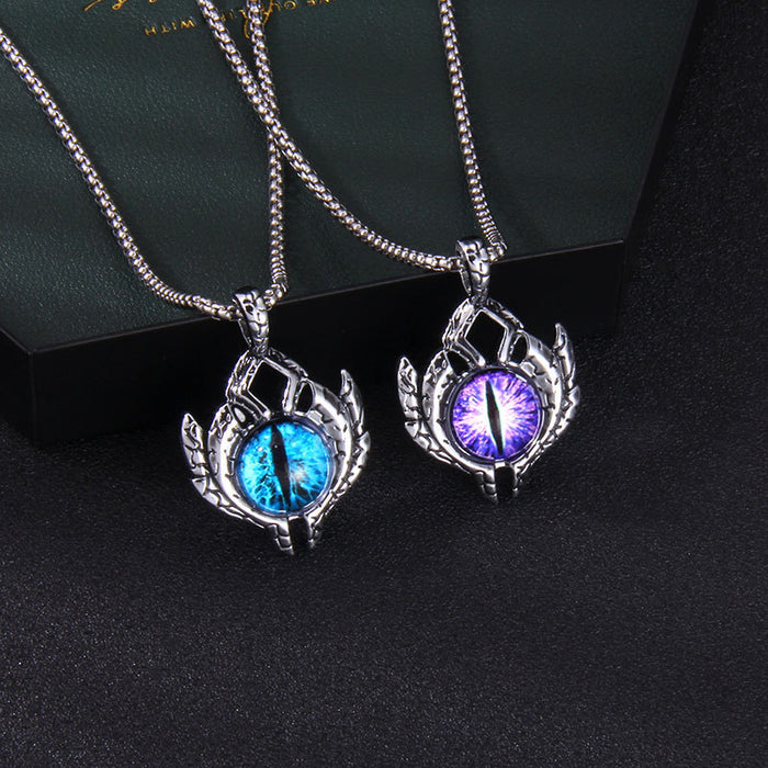 Wholesale Alloy Türkiye Devil's Eye Pendant Necklace JDC-NE-GangM003