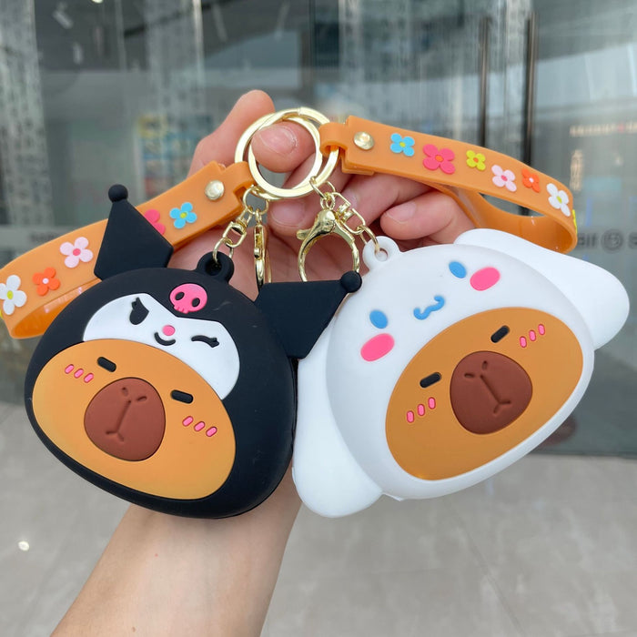 Wholesale Cartoon Coin Purse Doll PVC Keychain JDC-KC-YaoP004