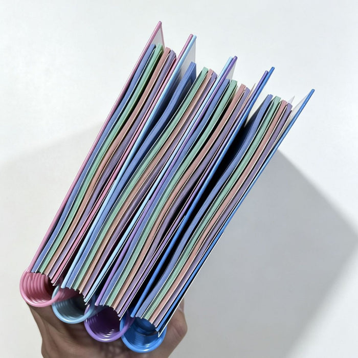Wholesale 4pcs Creative Cartoon A5 Hardcover Spiral Loose-Leaf Notebook