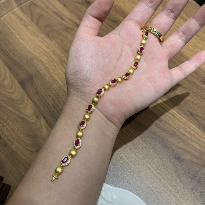 Wholesale Women's Hand-Brushed Diamond Bracelet