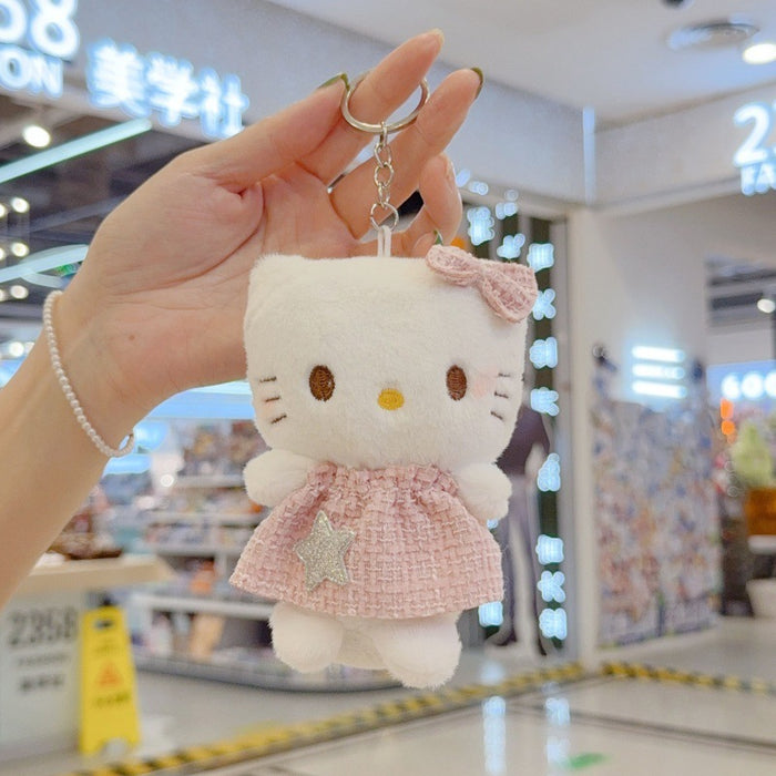 Wholesale  Plush Small Pendant Bag Keychain Bouquet Doll