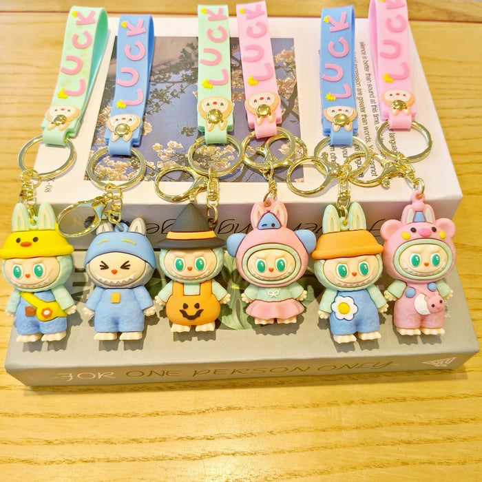 Wholesale Cartoon Little Sheep Doll Keychain Couple Backpack Pendant Wholesale