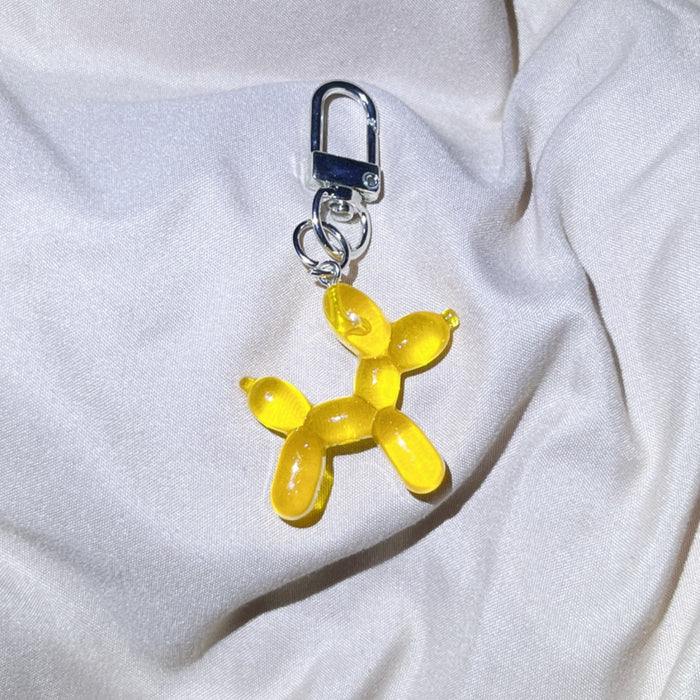 Wholesale Laser luminous ball dog key chain