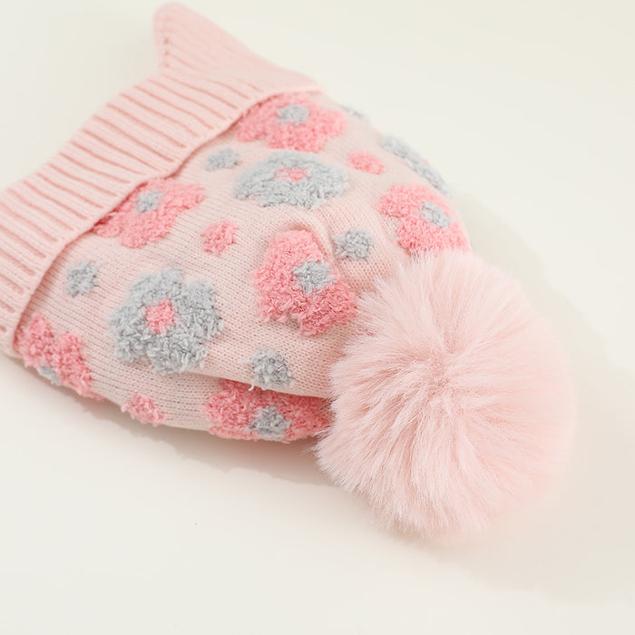 Wholesale Plush flower children' s hat