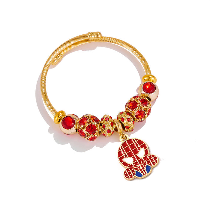 Wholesale Beaded Bracelet Stainless Steel Pendant for Women Travel Souvenir Jewelry Accessory