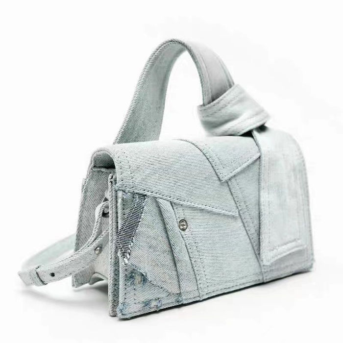 Wholesale Denim Stitching Messenger Bag JDC-SD-HuiHua003