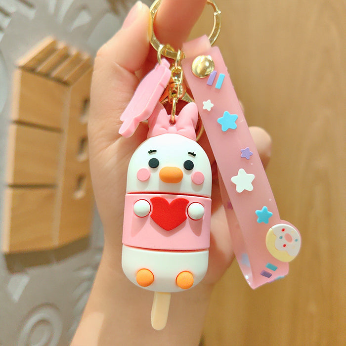 Wholesale PVC Cartoon Popsicle Keychain JDC-KC-Aile013