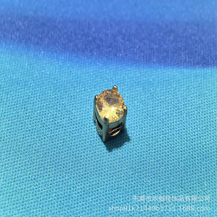 Wholesale Stainless steel magnetic earrings, non perforated magnetic earrings, diamond earrings