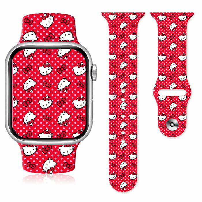 Wholesale Printed Silicone Watch Strap Wrist Strap JDC-WD-NuoQi058