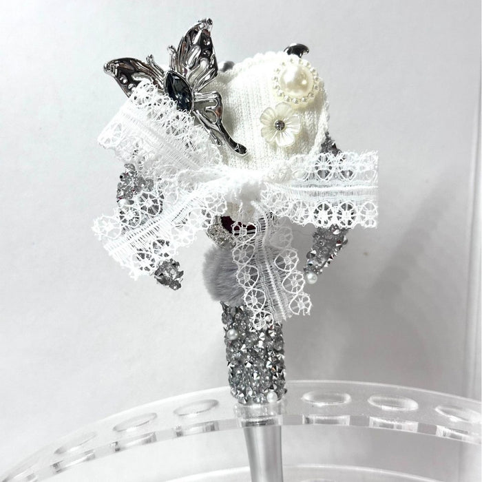 Wholesale Dark Bow Moon Bead Pendant DIY Decorative Accessory for Bag Charm