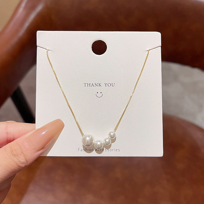 Wholesale Titanium Steel Pearl Necklace