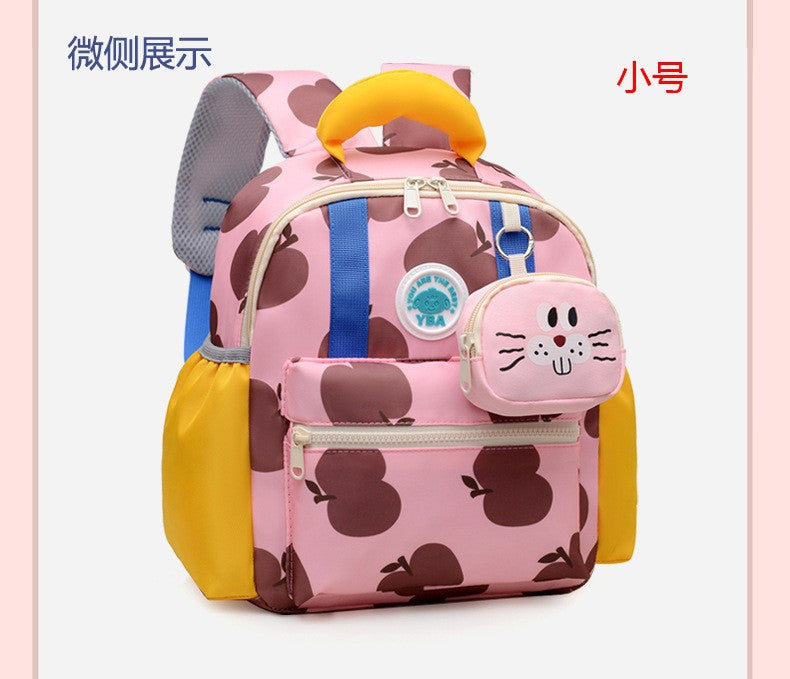 Wholesale Medium and Large small size Kindergarten Backpack Nylon Lightweight Schoolbag Boys' Universal Bag Clove Style Children's Bag