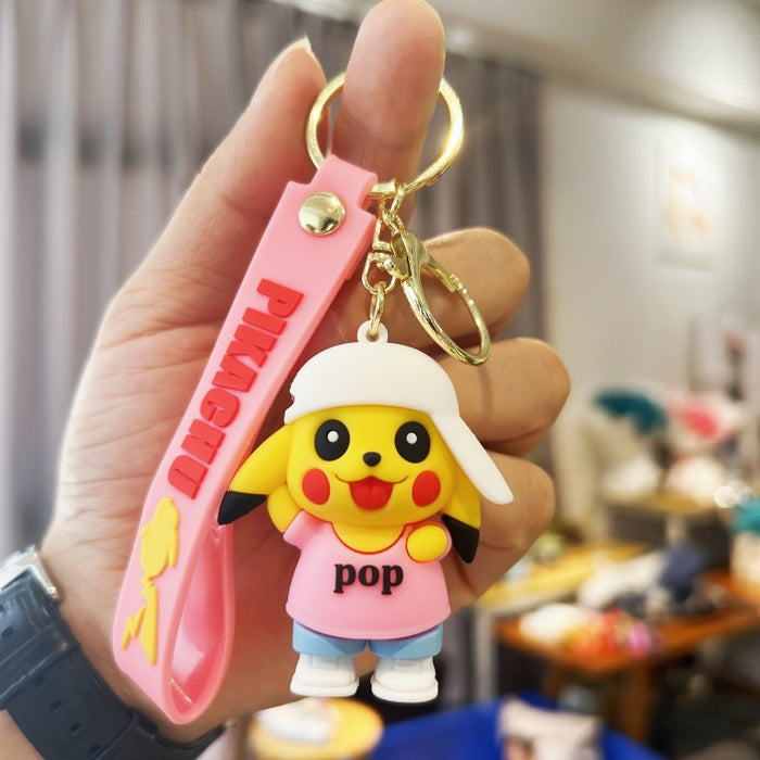 Wholesale PVC Cartoon Doll Keychain JDC-KC-WuYi122