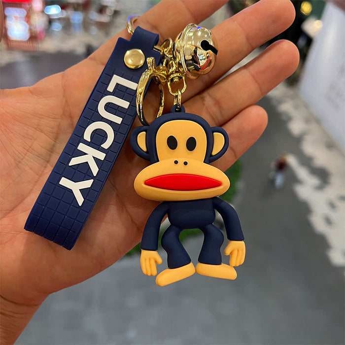 Wholesale PVC Cartoon Big Mouth Monkey Keychain JDC-KC-MiaoYi050