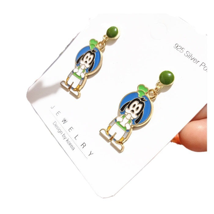 Wholesale Cute Cartoon Astronaut Alloy Earrings JDC-ES-Xingj029