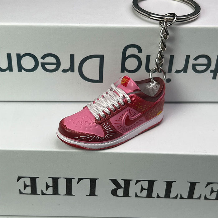 Wholesale Skateboard Shoes PVC Keychains JDC-KC-MiaoY065