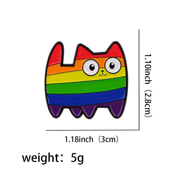Wholesale Cute cartoon animal brooch badge clothing backpack super cute accessories