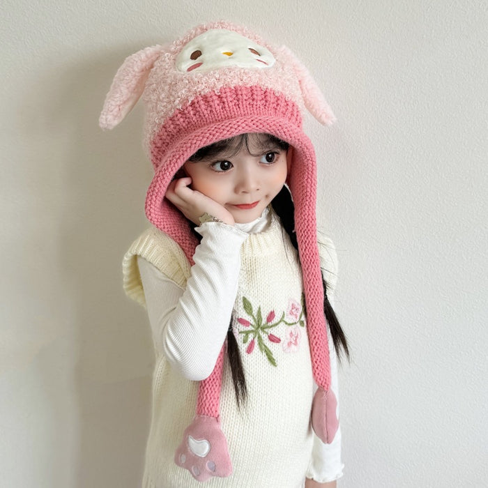 Wholesale Winter Baby Hat Warm Men's and Women's Children's Bag Head Cap Cute Super Cute Cartoon Children's Plush Ear Protection Cap