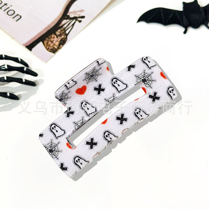Wholesale  Grabber Skull Bat Ghost Square Hairpin Funny Shark Clip European and American Hair Accessories