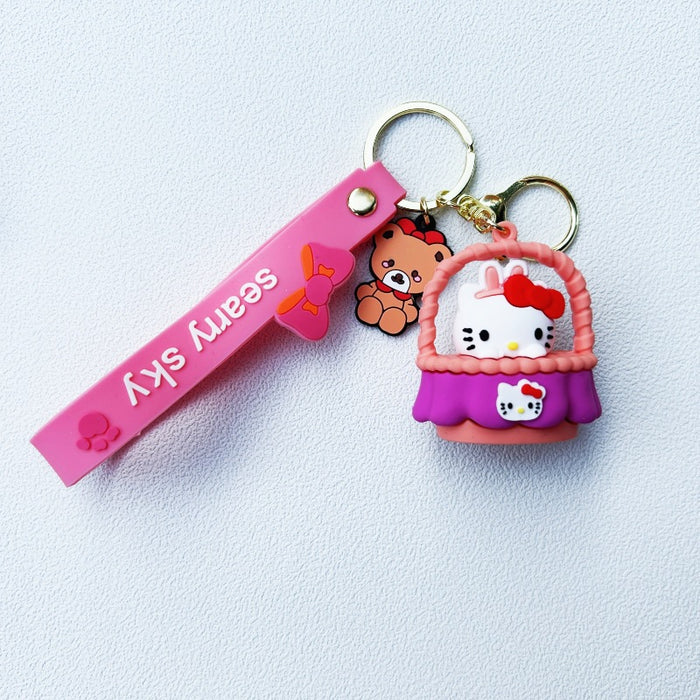 Wholesale PVC Cartoon Doll Keychain JDC-KC-WuYi123