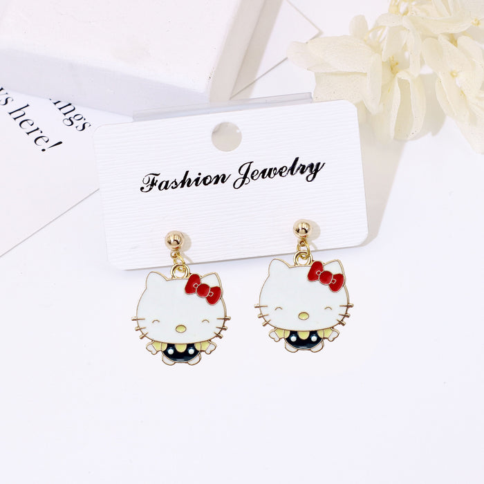Wholesale Alloy Simple Cartoon Drop Earrings