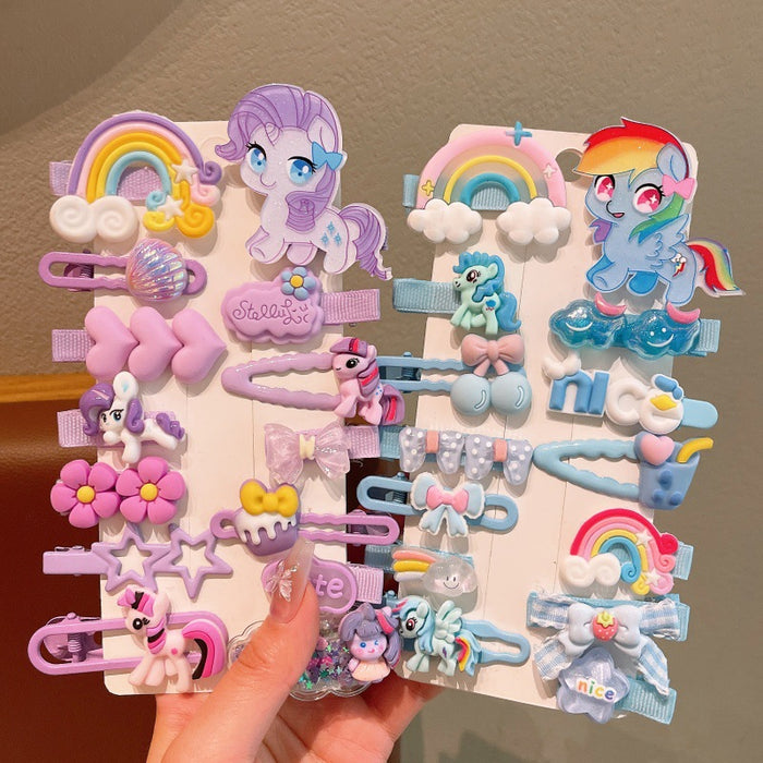 Wholesale Children's Hair Clip Cute Pony Polly Hair Accessories Cartoon Bangs Clip Little Girl's Hair Clip Girl's BB Clip Baby's Headwear