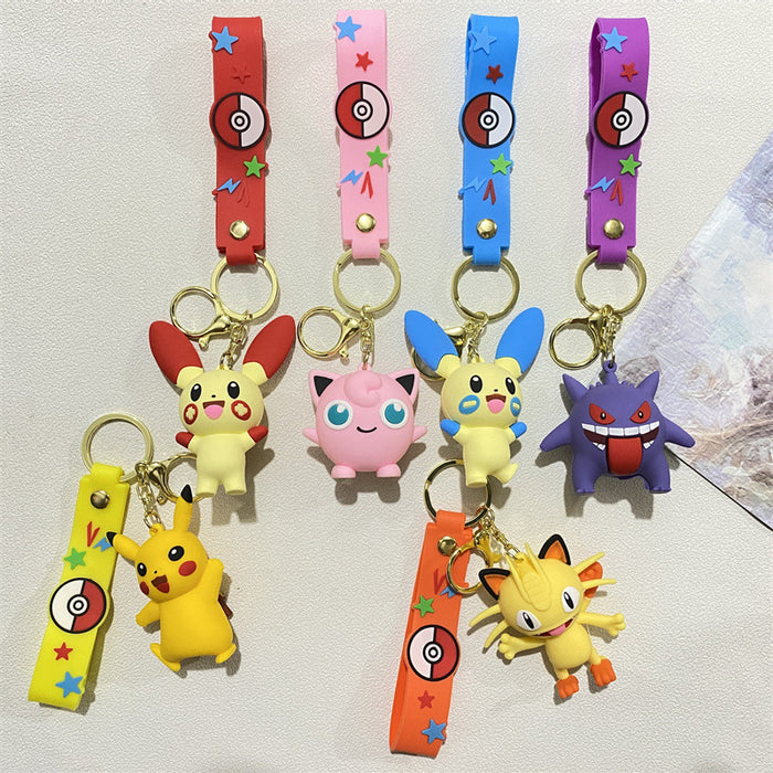 Wholesale PVC Cute Cartoon Doll Keychain JDC-KC-WuYi069