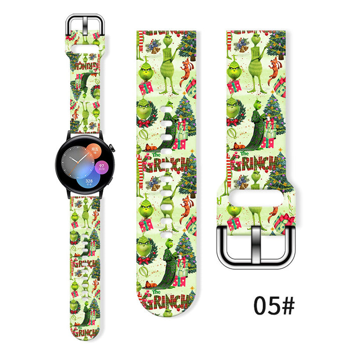 Wholesale Printed Tpu Watch Strap Wrist Strap JDC-WD-NuoQi063