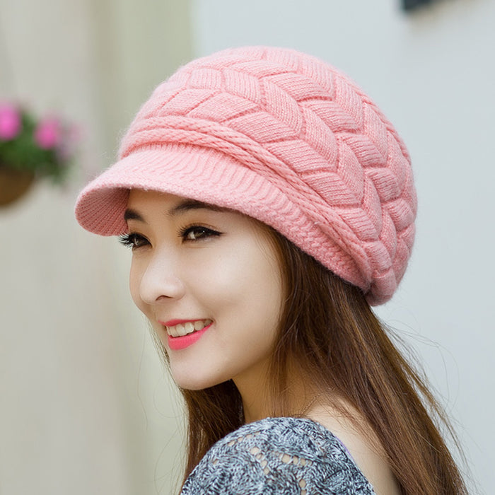 Wholesale Warm Knitted Wool Hats for Middle-aged and Elderly People JDC-HT-PX002