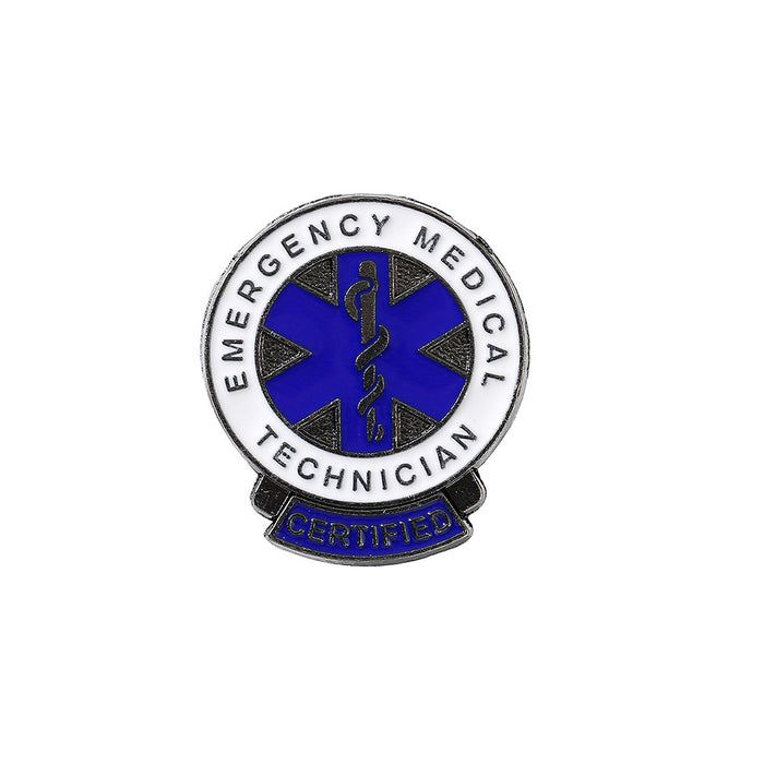 Wholesale Electroplated Metal Star Of Life Snake Brooch Medical Badge Gift For Nurse White Coat Fashion Accessory