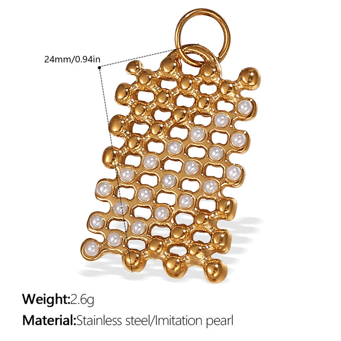 Wholesale  Pendant Accessories Inlaid Rhinestone All-match Pendant Inlaid Glass Stone Round Pendant Necklace